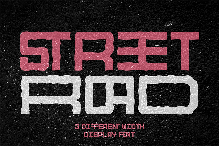 STREET ROAD in Display Fonts - product preview 8