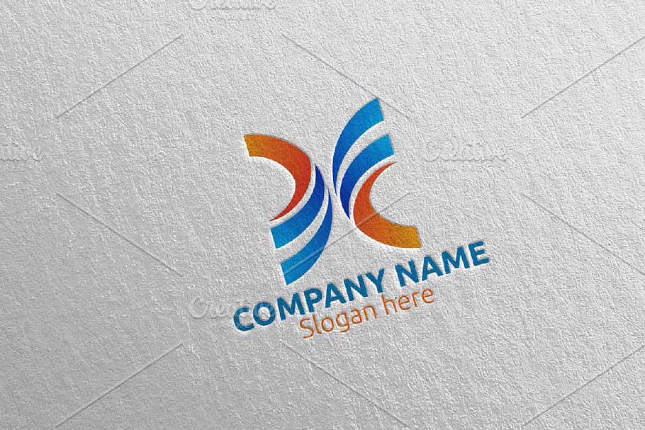 Letter X Logo Design 43 in Logo Templates - product preview 8