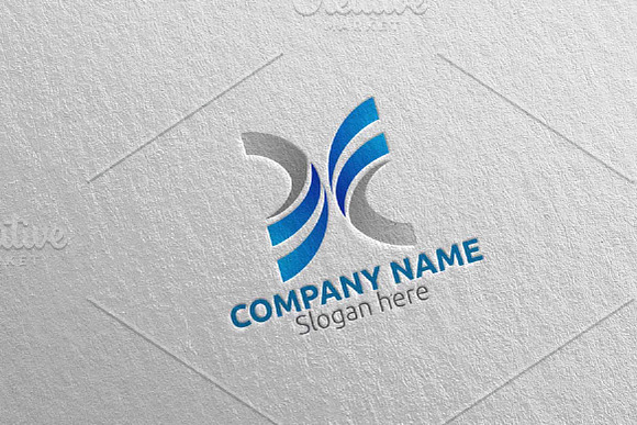 Letter X Logo Design 43 in Logo Templates - product preview 3
