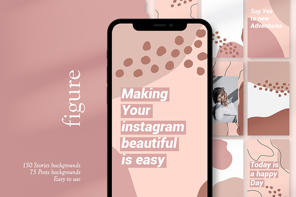 Figure / Instagram Templates in Instagram Templates - product preview 7