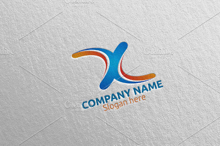 Letter X Logo Design 44 in Logo Templates - product preview 8