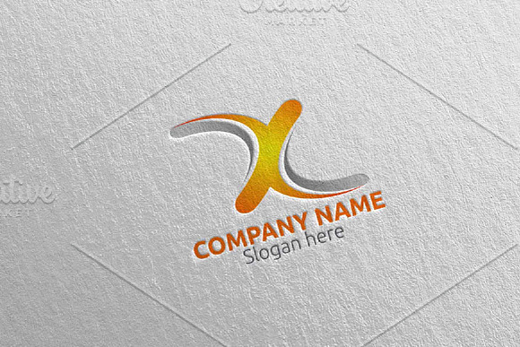 Letter X Logo Design 44 in Logo Templates - product preview 2