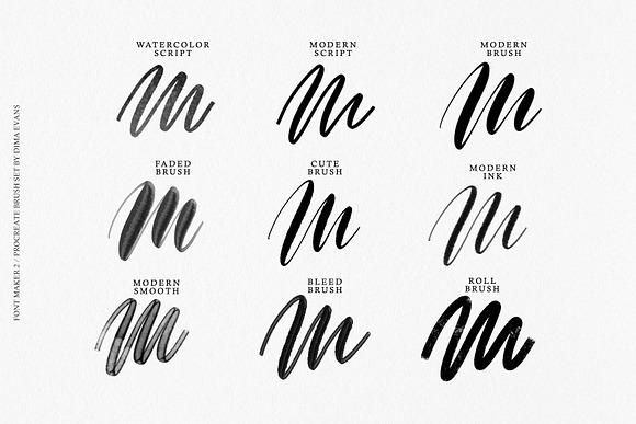 FontMaker Brush Kit in Add-Ons - product preview 2