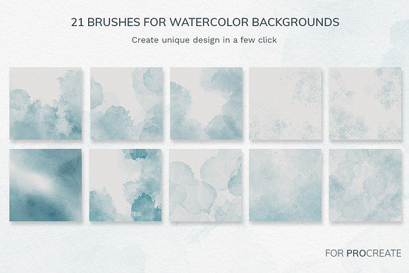 Procreate watercolor brush set in Add-Ons - product preview 1