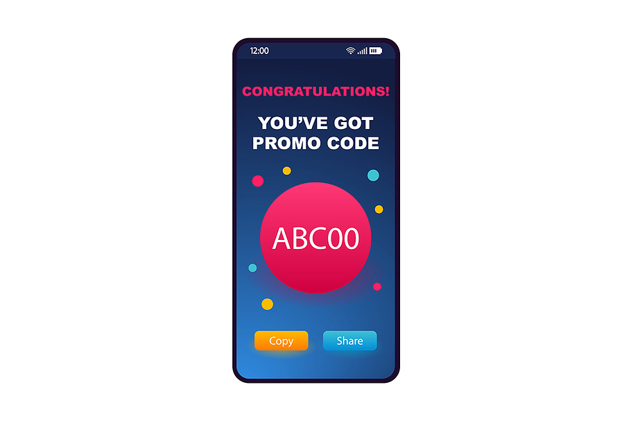 Getting promo code page interface in Mobile & Web Mockups - product preview 8
