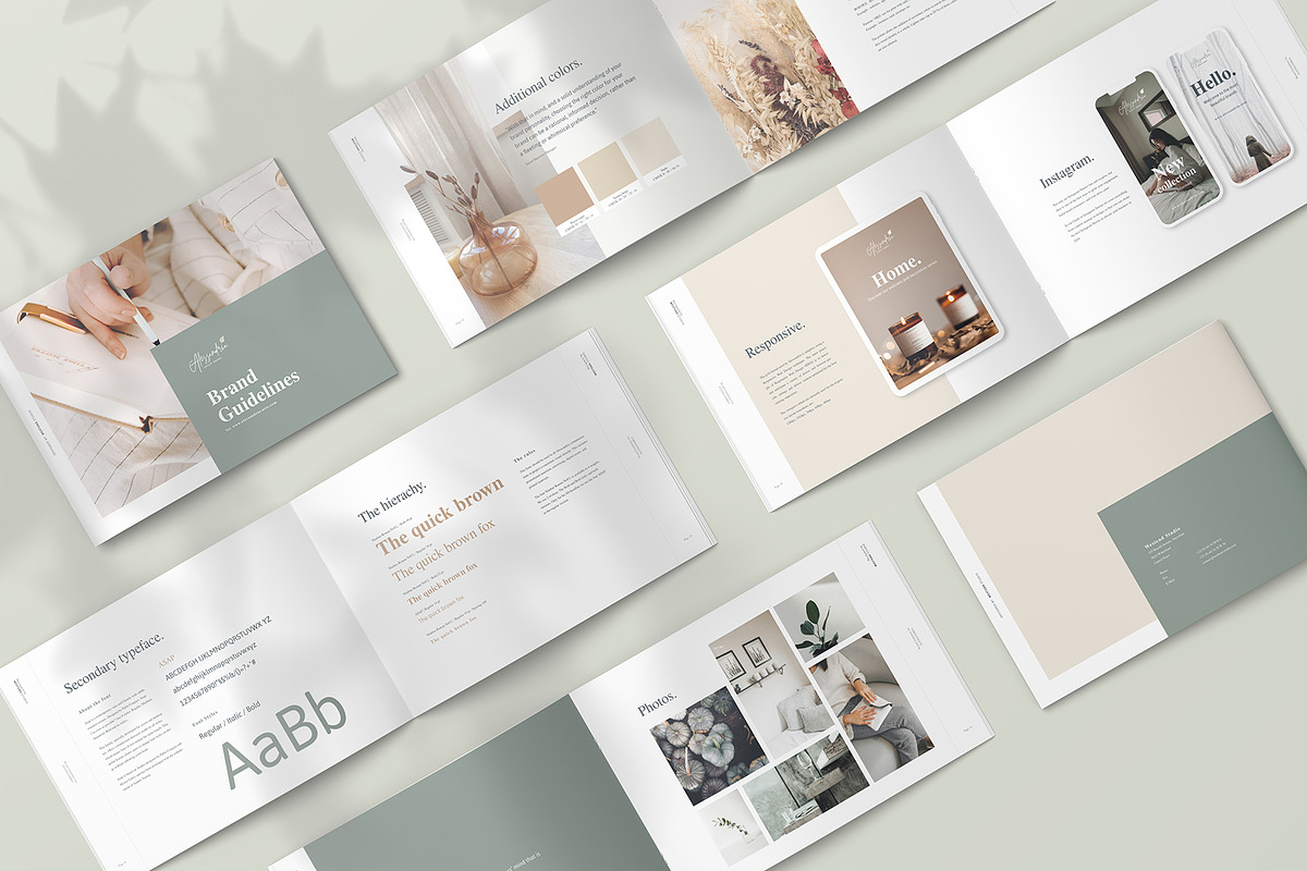 Alessandria - Brand Guidelines in Brochure Templates - product preview 8