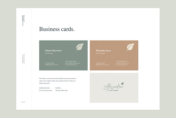 Alessandria - Brand Guidelines in Brochure Templates - product preview 2