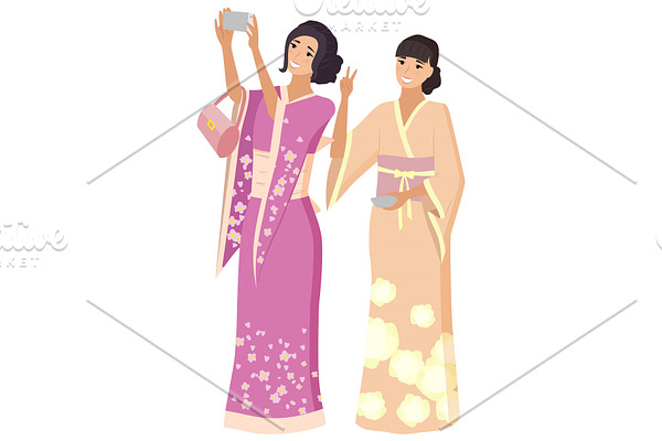 Geisha Japanese Women with