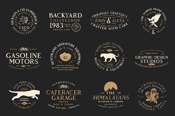 Vendeur Vintage Font Family + Extras in Serif Fonts - product preview 1