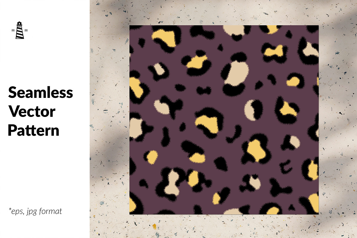 Panther skin seamless pattern in Patterns - product preview 8