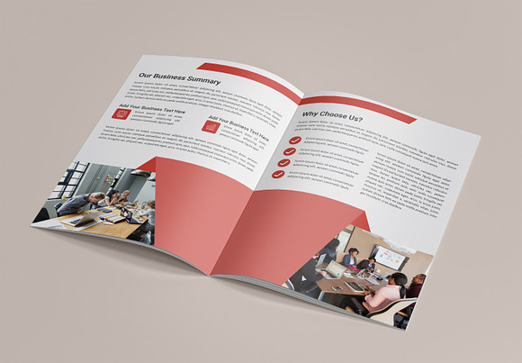 Modern annual report brochure in Brochure Templates - product preview 3