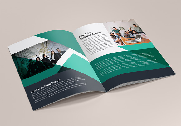 Modern annual report brochure in Brochure Templates - product preview 5
