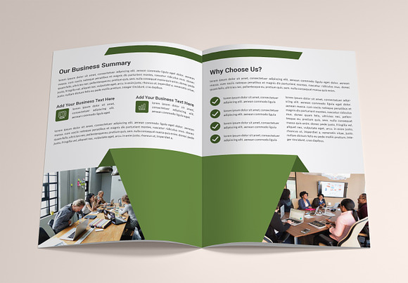Modern annual report brochure in Brochure Templates - product preview 7