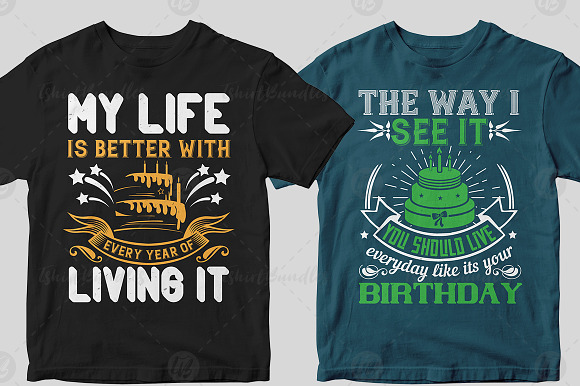 50 Editable Birth Day T shirt Design in Illustrations - product preview 13