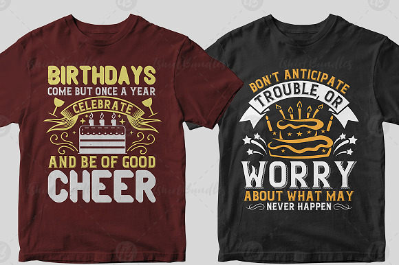 50 Editable Birth Day T shirt Design in Illustrations - product preview 16
