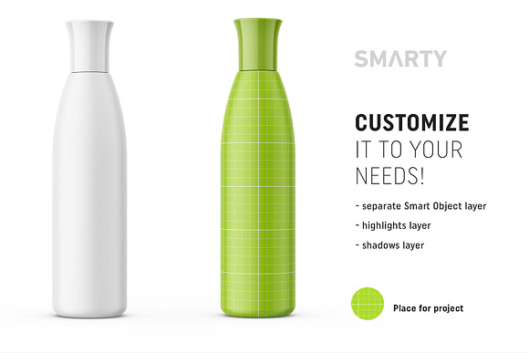 Cosmetic bottle mockup in Product Mockups - product preview 1