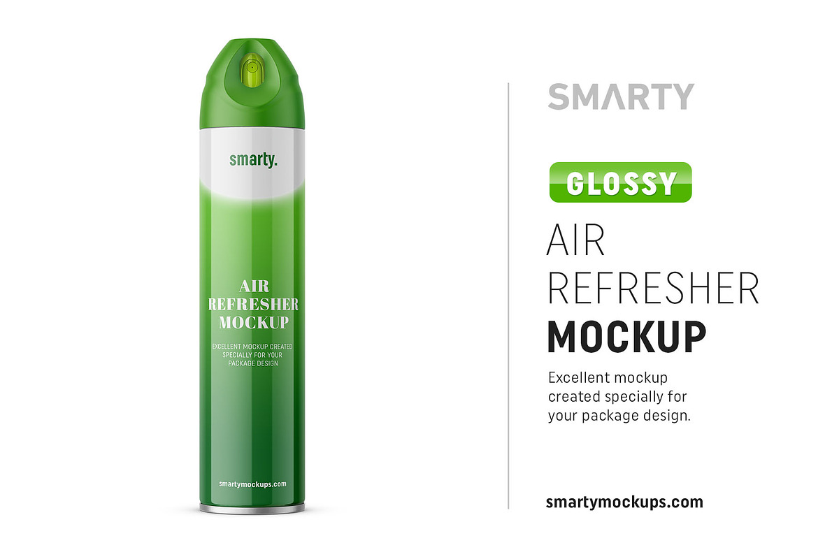 Air refresher bottle mockup in Product Mockups - product preview 8