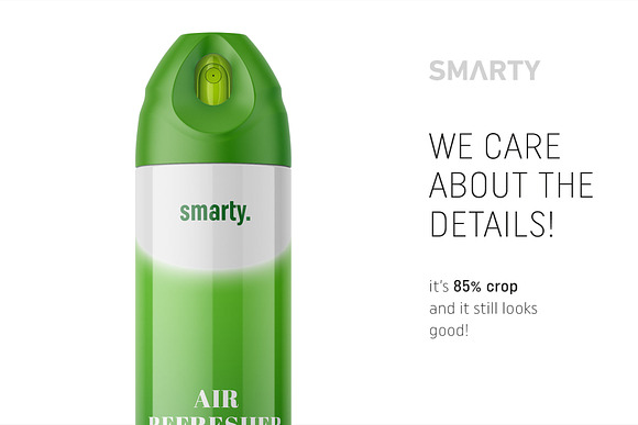 Air refresher bottle mockup in Product Mockups - product preview 3