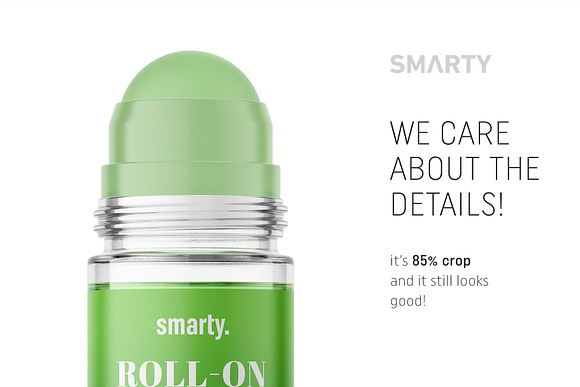 Roll-on bottle mockup in Product Mockups - product preview 3