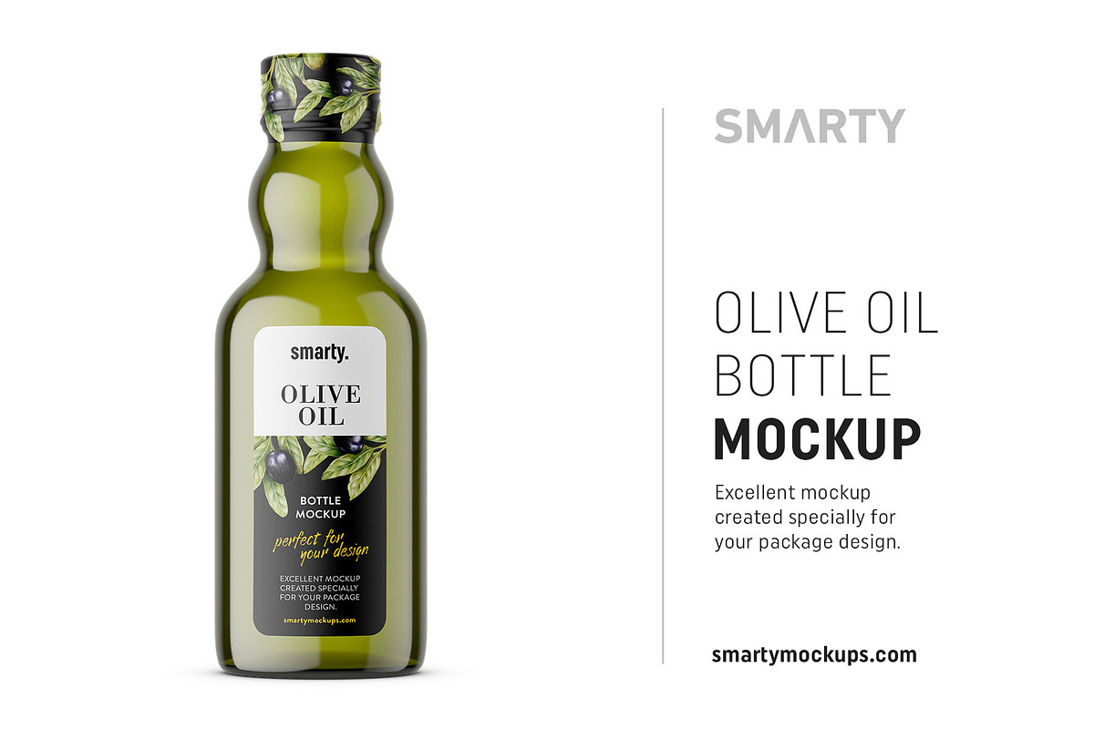 Olive oil mockup in Product Mockups - product preview 8