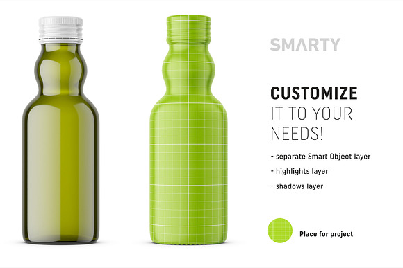 Olive oil mockup in Product Mockups - product preview 1