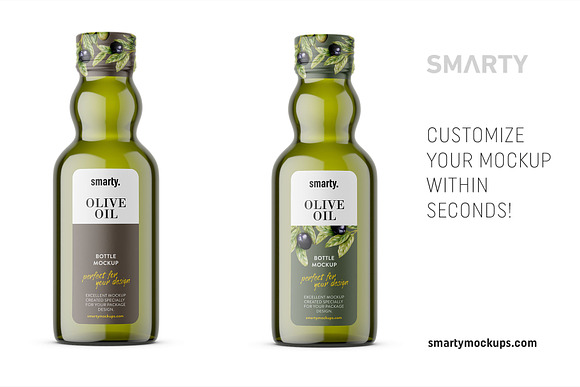 Olive oil mockup in Product Mockups - product preview 2