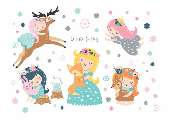 Woodland fairy set in Graphics - product preview 1