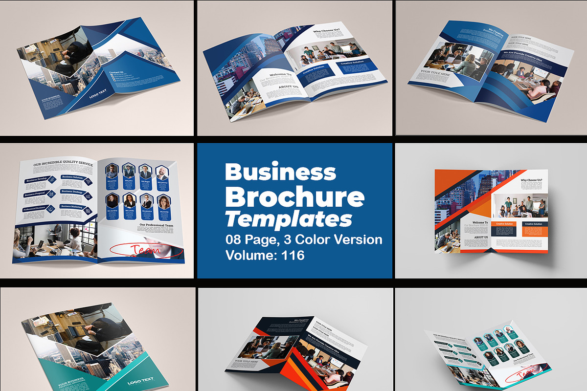 Creative Business Proposal Brochure in Brochure Templates - product preview 8