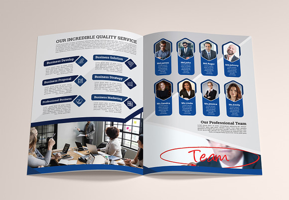 Creative Business Proposal Brochure in Brochure Templates - product preview 3
