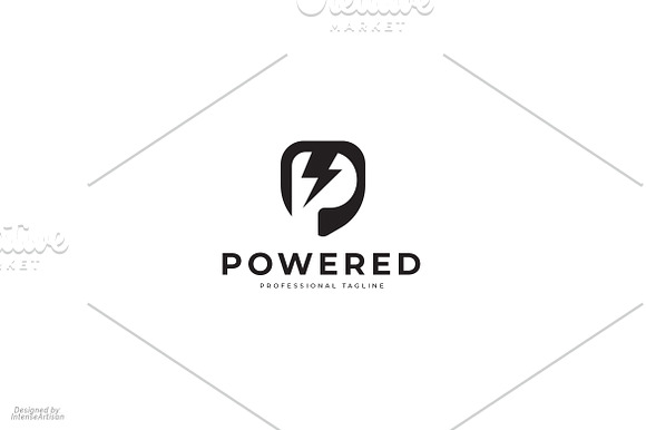 Power - Letter P Logo in Logo Templates - product preview 2