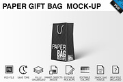Paper Gift Shopping Bag Mockup - 1