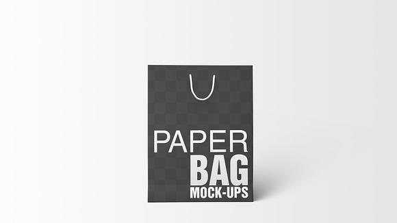 Paper Gift Shopping Bag Mockup - 7 in Product Mockups - product preview 2