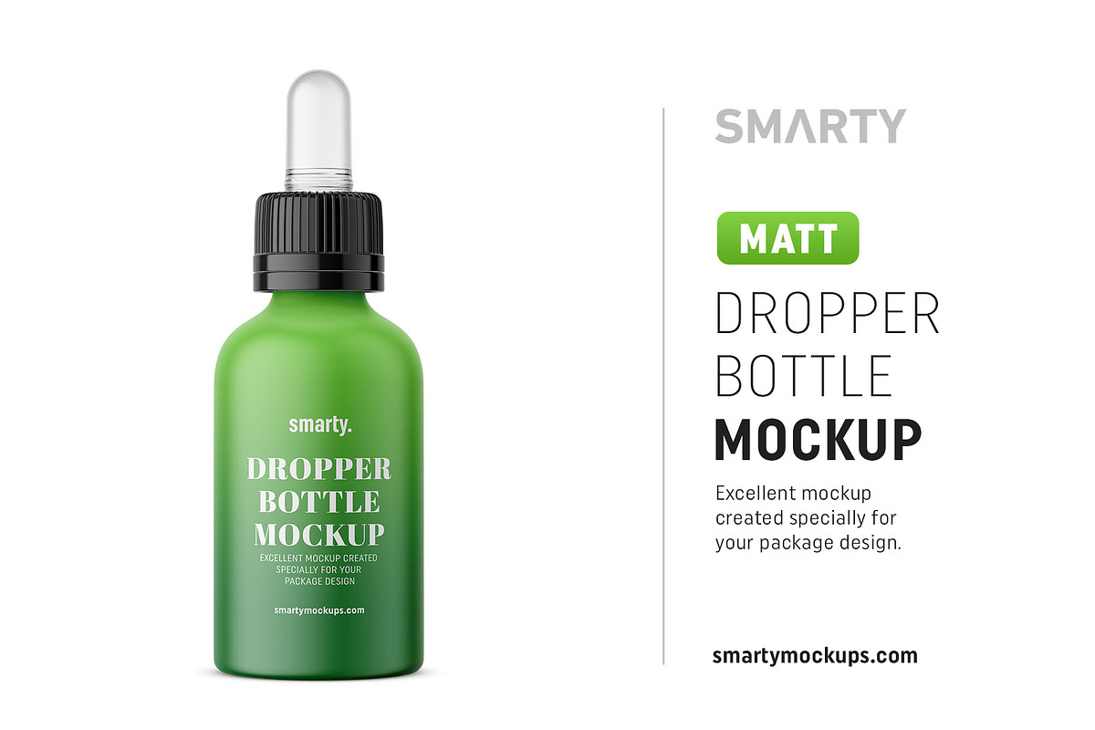 Dropper bottle mockup in Product Mockups - product preview 8