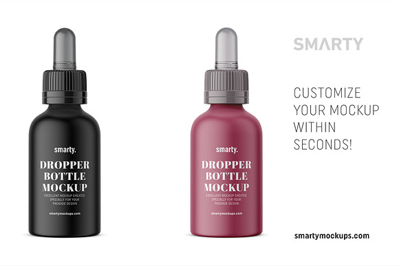 Dropper bottle mockup in Product Mockups - product preview 2