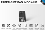 Paper Gift Shopping Bag Mockup - 12