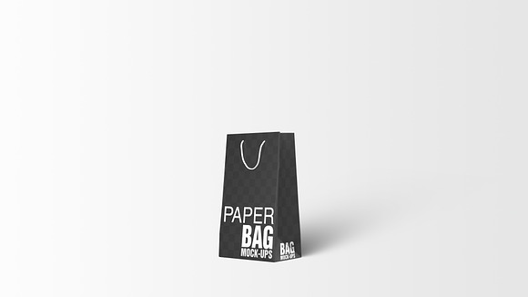 Paper Gift Shopping Bag Mockup - 12 in Product Mockups - product preview 2