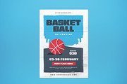 Basket Ball Tournament Flyer