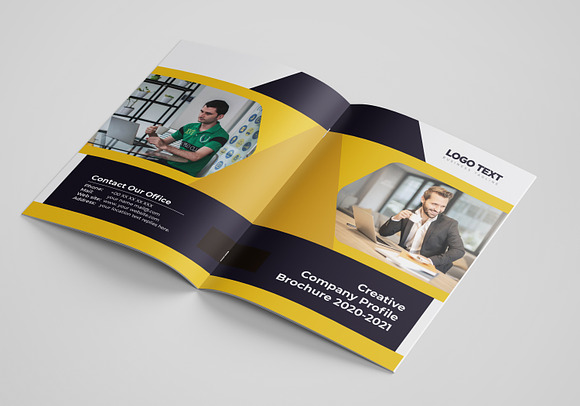 Creative Company Profile Brochure in Brochure Templates - product preview 1