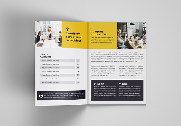 Creative Company Profile Brochure in Brochure Templates - product preview 2