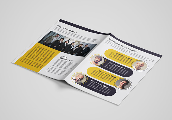 Creative Company Profile Brochure in Brochure Templates - product preview 4