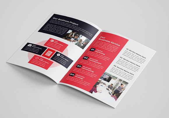 Creative Company Profile Brochure in Brochure Templates - product preview 7