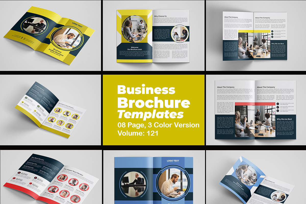 Business Profile Brochure Template in Brochure Templates - product preview 8