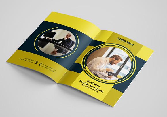 Business Profile Brochure Template in Brochure Templates - product preview 1