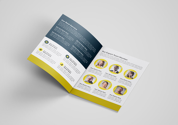 Business Profile Brochure Template in Brochure Templates - product preview 4