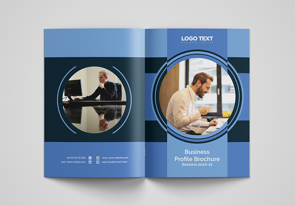 Business Profile Brochure Template in Brochure Templates - product preview 5