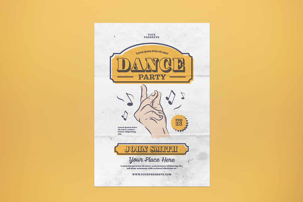 Dance Party Flyer in Flyer Templates - product preview 8