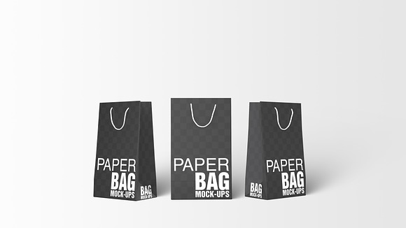 Paper Shopping Bag Mockups Bundle in Product Mockups - product preview 6