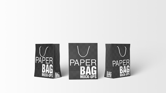Paper Shopping Bag Mockups Bundle in Product Mockups - product preview 7