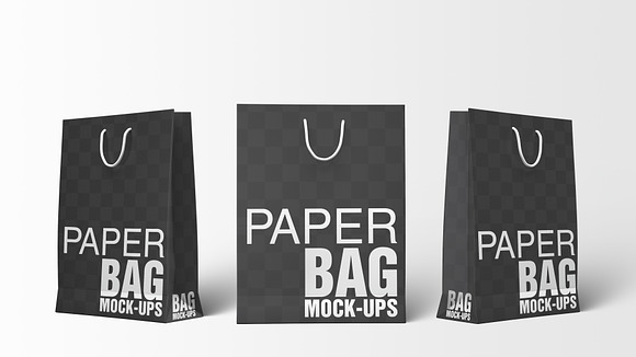 Paper Shopping Bag Mockups Bundle in Product Mockups - product preview 8