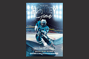 Ice Hockey Game Flyer